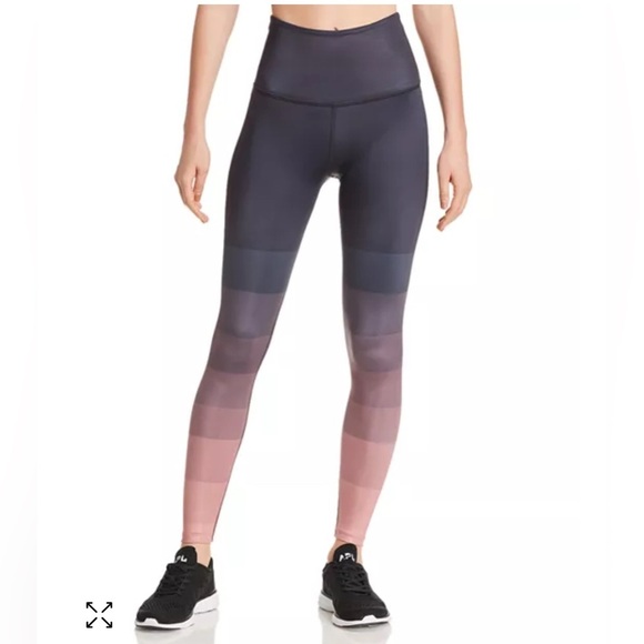 Beyond Yoga Lux High-Rise Ombré Striped Leggings Size XS - Picture 1 of 10